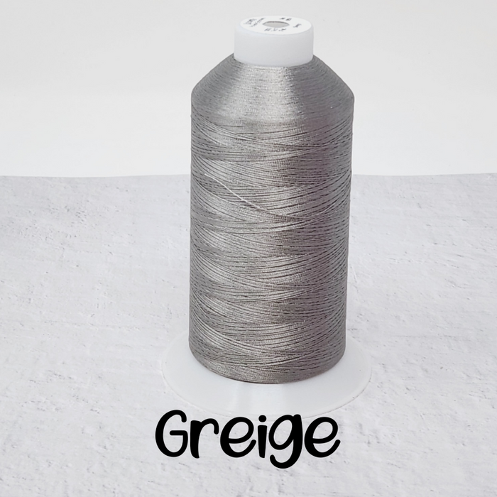Tex 27 - Polyester Embroidery Sewing String - Solid - Greige