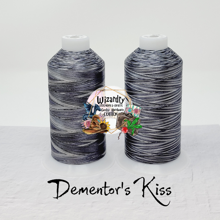Tex 27 - Polyester Embroidery Sewing String - Variegated - Dementor's Kiss