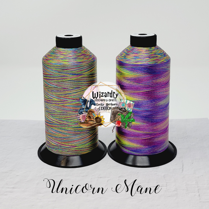 Tex 27 - Polyester Embroidery Sewing String - Variegated - Unicorn Mane