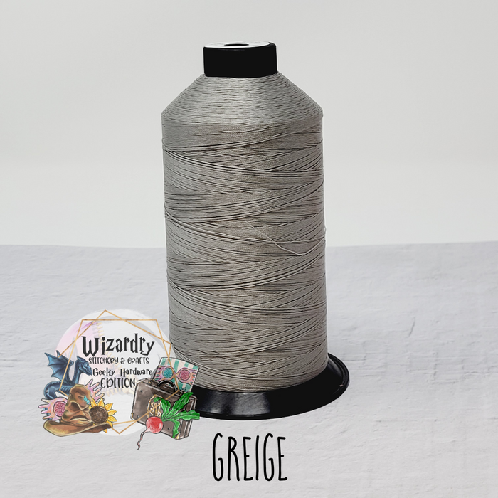 Tex 45 - Bonded Polyester Sewing String - Solid - Greige