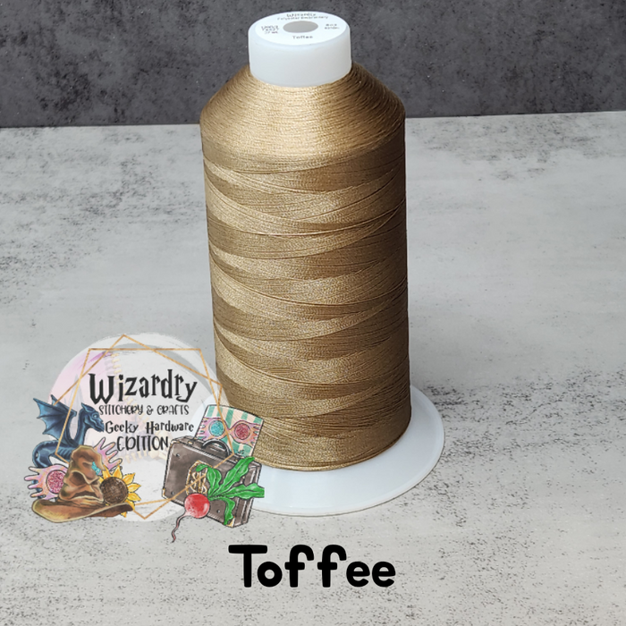 Tex 27 - Polyester Embroidery Sewing String - Solid - Toffee