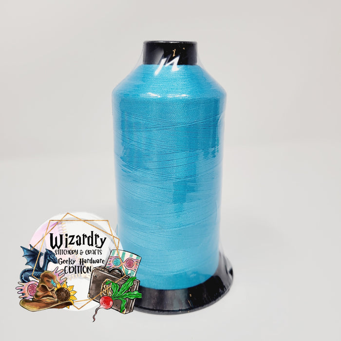 Tex 27 - Polyester Embroidery Sewing String - Solid - Aqua Oasis