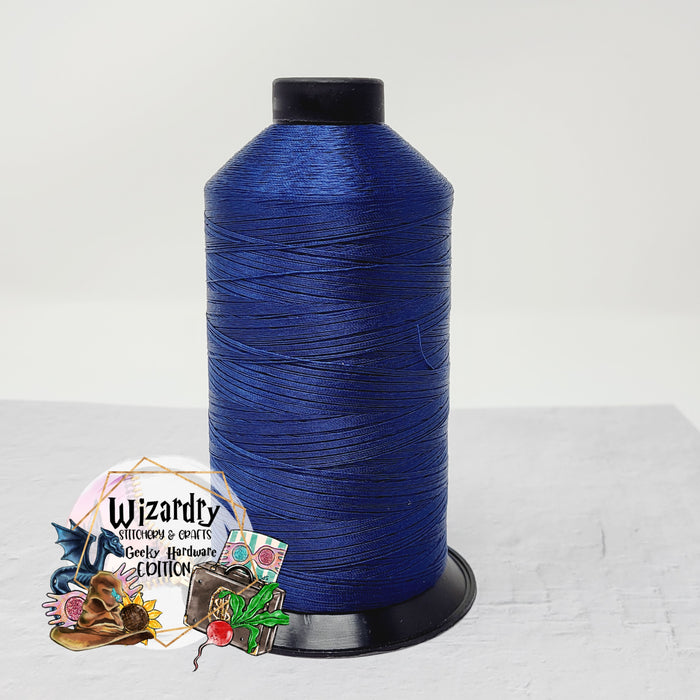 Tex 45 - Bonded Polyester Sewing String - Solid - Navy