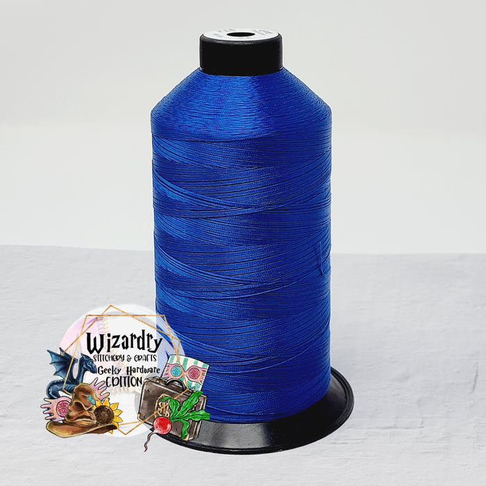 Tex 45 - Bonded Polyester Sewing String - Solid - Eagle Blue