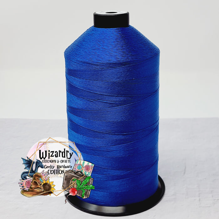 Tex 80 - Bonded Polyester Sewing String - Solid - Eagle Blue