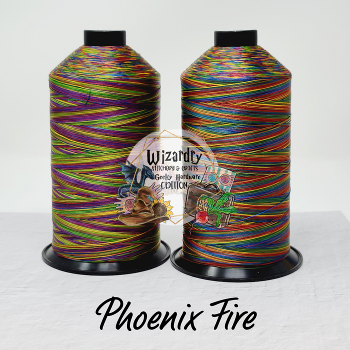 Tex 80 - Bonded Polyester Sewing String - Variegated - Phoenix Fire