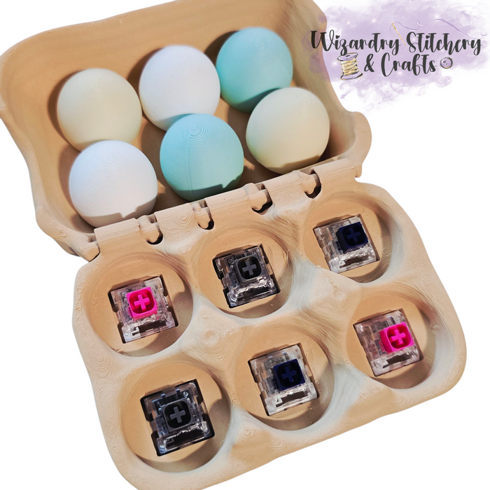 Egg Carton Fidget Clicker - Barnyard Mix Eggs