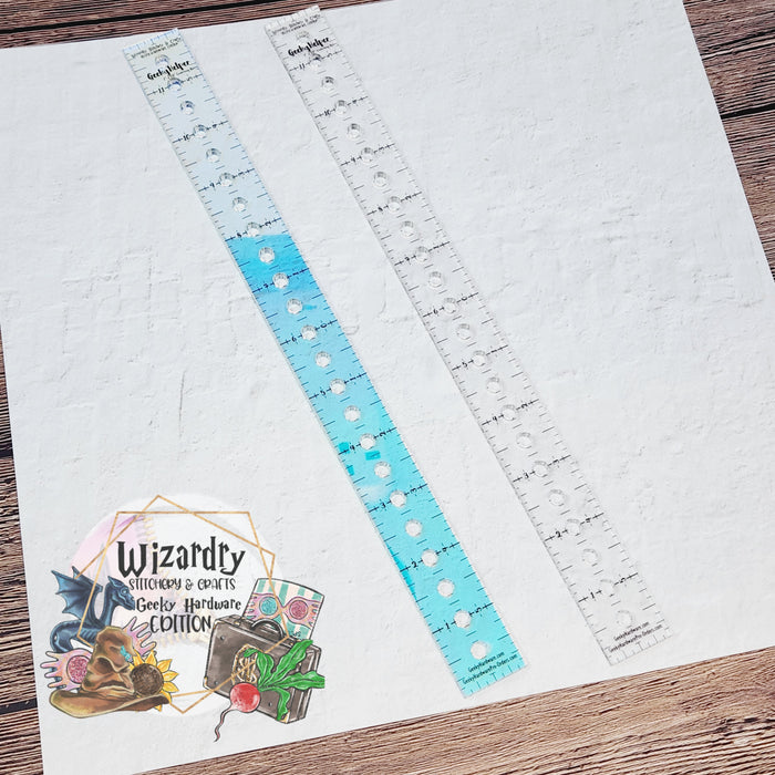 *FLAWED* GeekyHelper 1" x 12" Centering Ruler