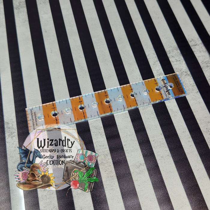 18" Printed Bee-Tle Stripes Vinyl