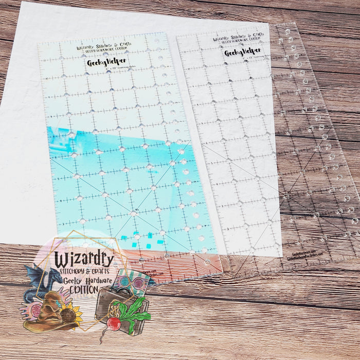 *FLAWED* GeekyHelper 6"x12" Centering Ruler