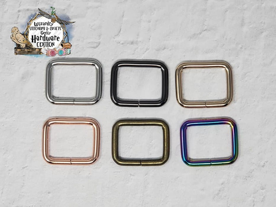 1" Rectangle Rings (Single)