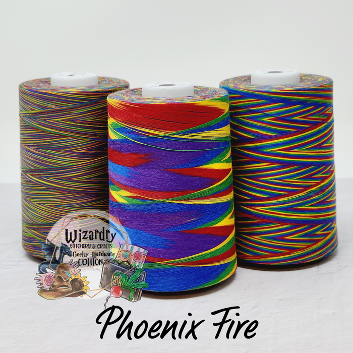 Tex 30 - Spun Polyester Sewing String - 8oz Spool - Variegated