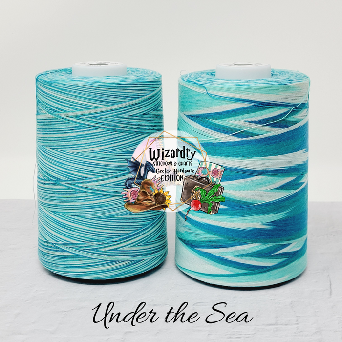 Tex 30 - Spun Polyester Sewing String - 8oz Spool - Variegated
