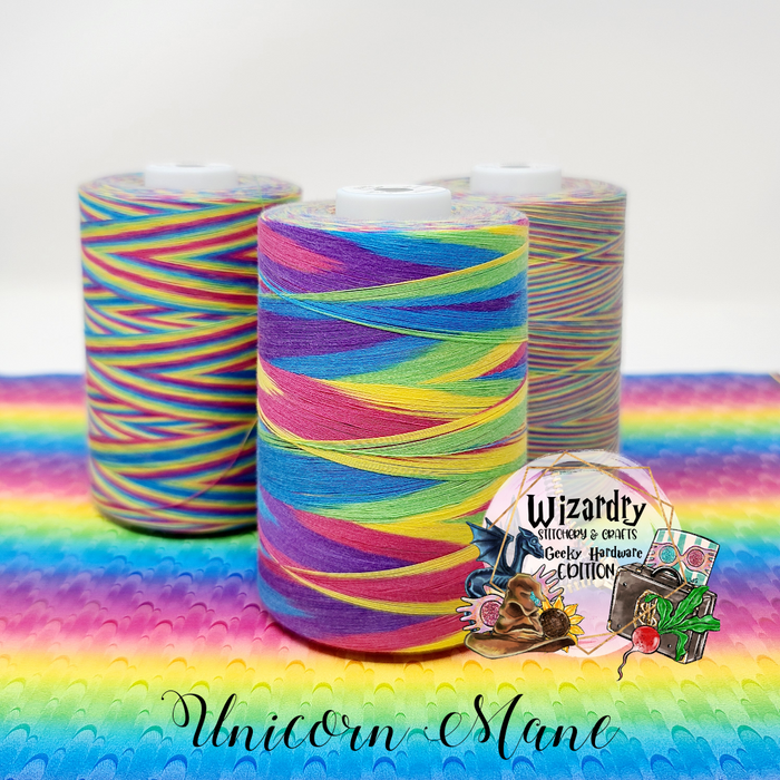 Tex 30 - Spun Polyester Sewing String - 8oz Spool - Variegated