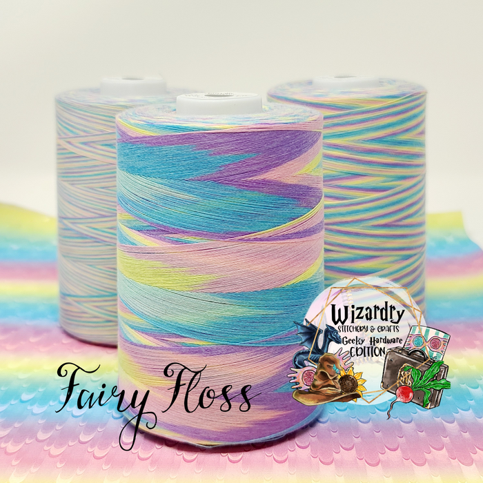 Tex 30 - Spun Polyester Sewing String - 8oz Spool - Variegated
