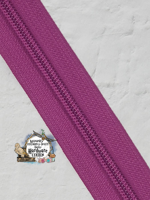 Bright Purple #5 Nylon Zipper Tape