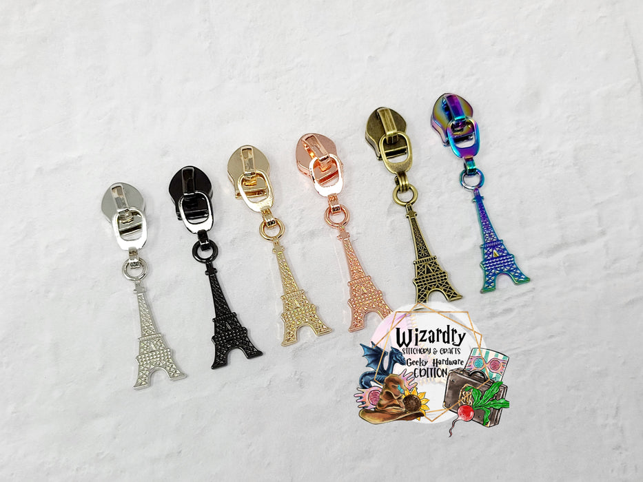 Eiffel Tower #5 Nylon Zipper Pulls