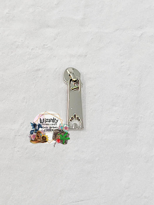 #3 Nylon Castle Punch Out Zipper Pulls