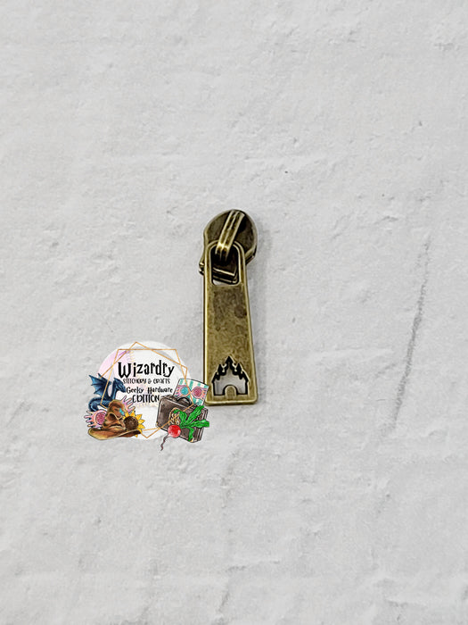 #3 Nylon Castle Punch Out Zipper Pulls