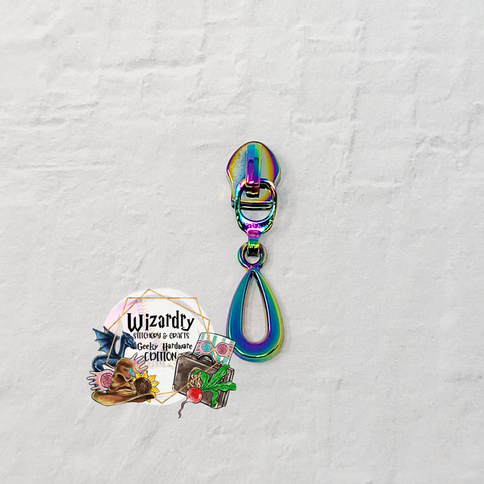 Tear Drop (Flat) #5 Nylon Zipper Pulls