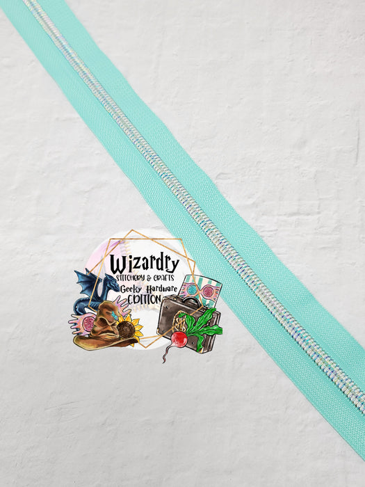 Caribbean Mint #5 Nylon Zipper Tape