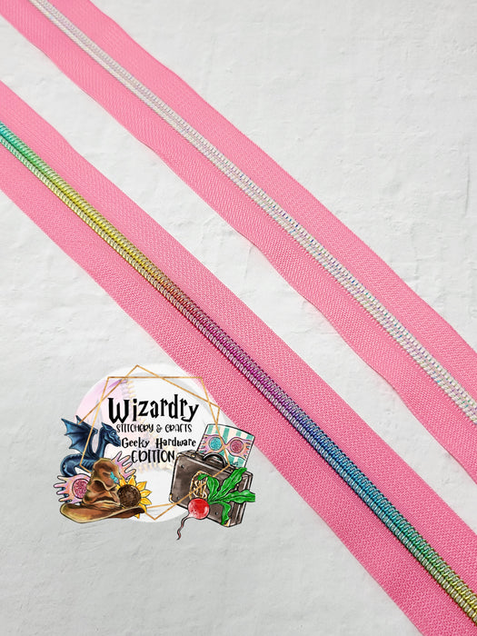 Bubble Gum #5 Nylon Zipper Tape