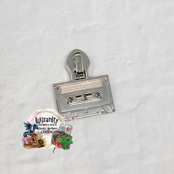 Cassette Tape #5 Nylon Zipper Pulls