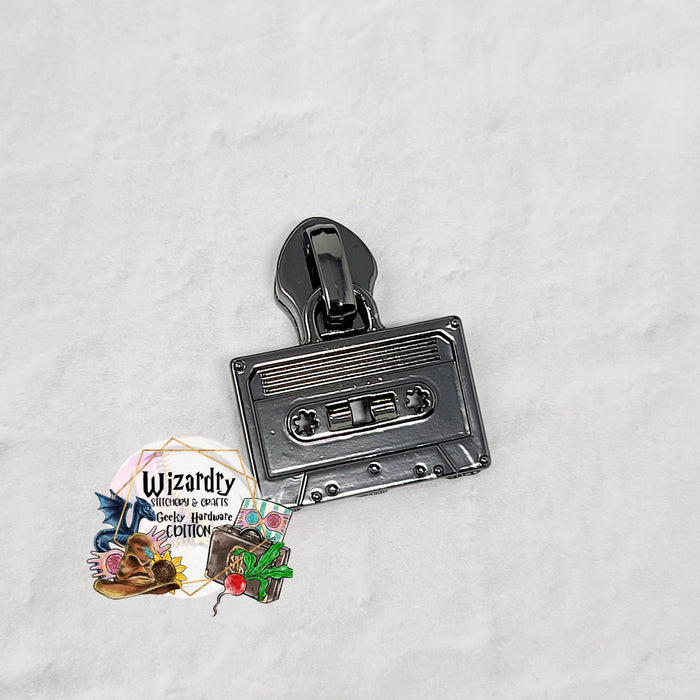 Cassette Tape #5 Nylon Zipper Pulls