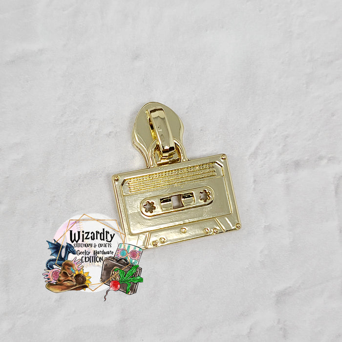 Cassette Tape #5 Nylon Zipper Pulls
