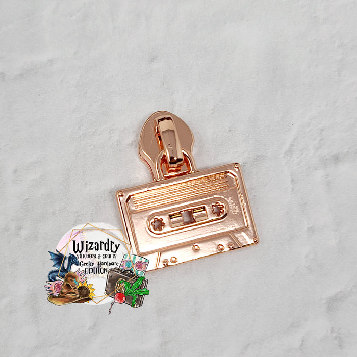 Cassette Tape #5 Nylon Zipper Pulls