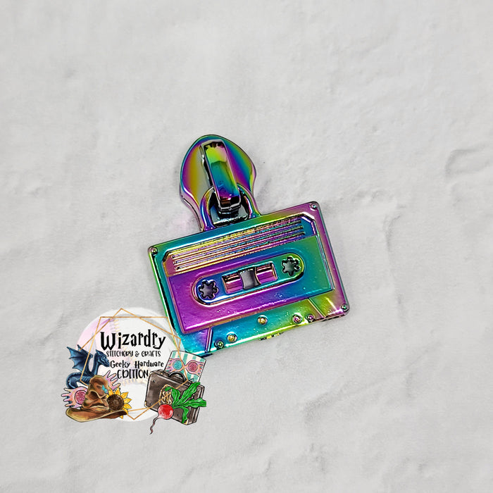 Cassette Tape #5 Nylon Zipper Pulls