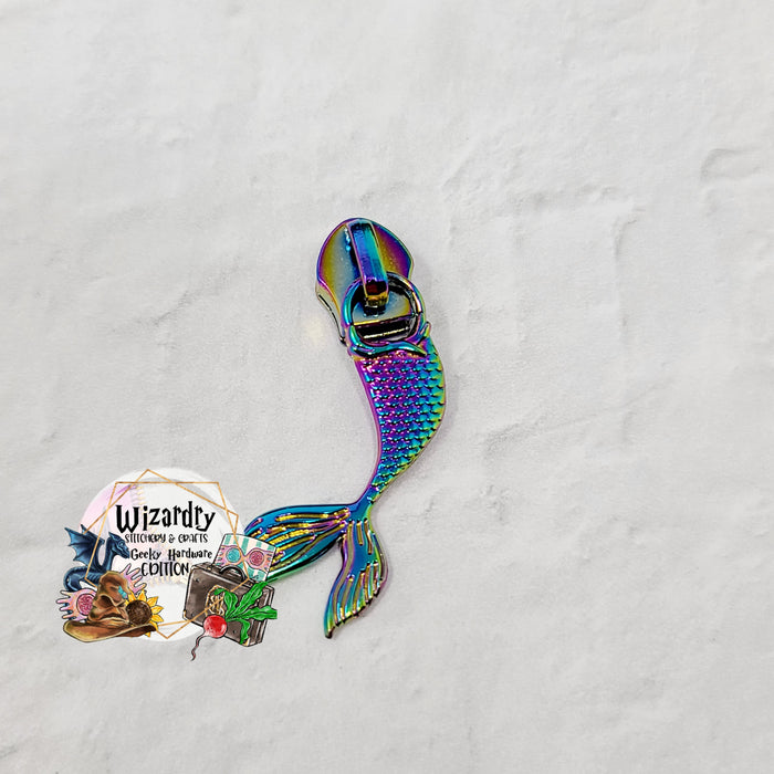 Mermaid Tail #5 Nylon Zipper Pulls