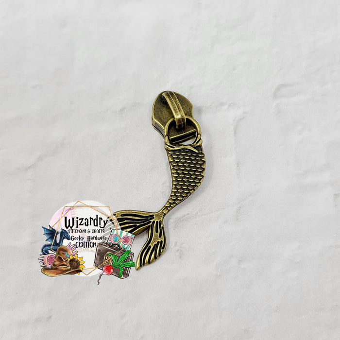 Mermaid Tail #5 Nylon Zipper Pulls