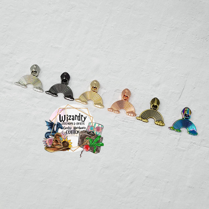 Rainbow #5 Nylon Zipper Pulls