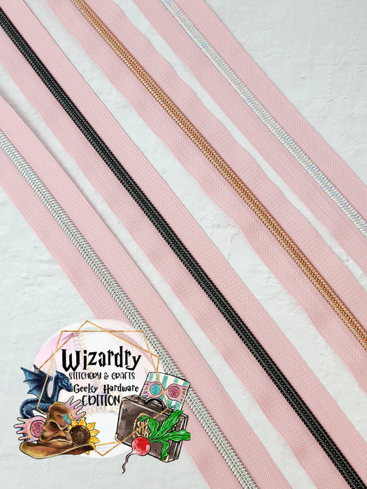Dusty Rose #5 Nylon Zipper Tape