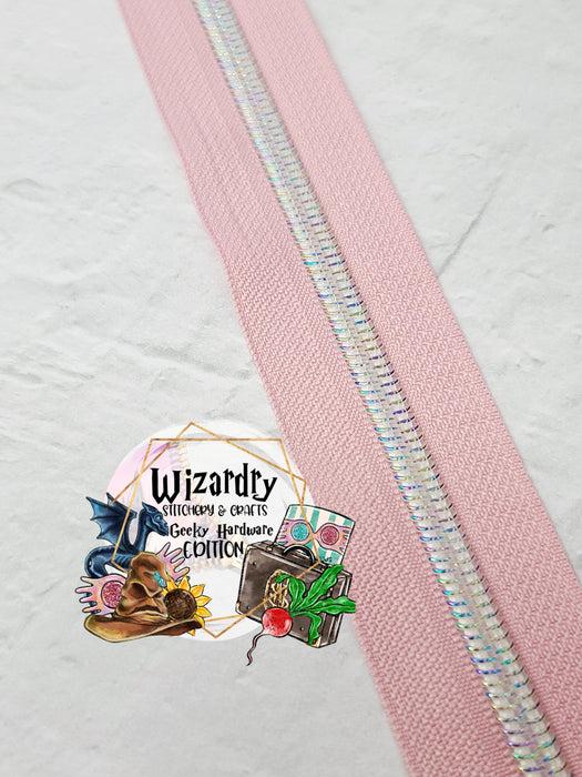 Dusty Rose #5 Nylon Zipper Tape