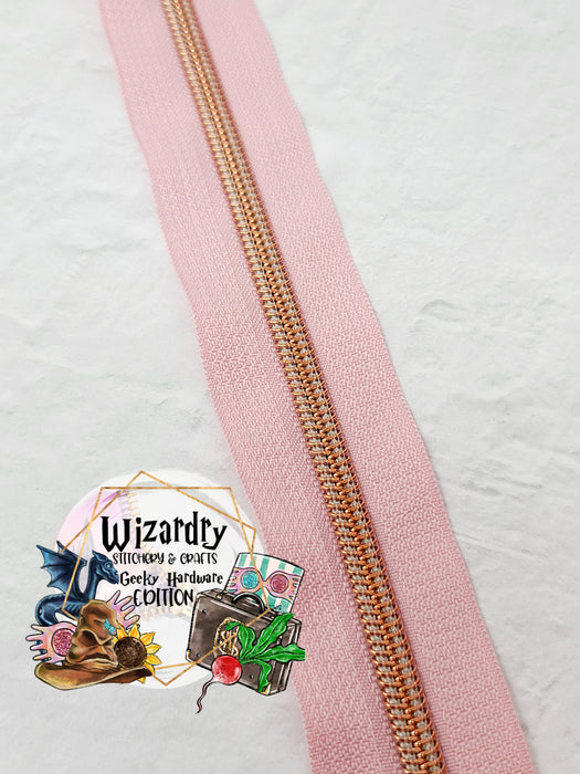 Dusty Rose #5 Nylon Zipper Tape