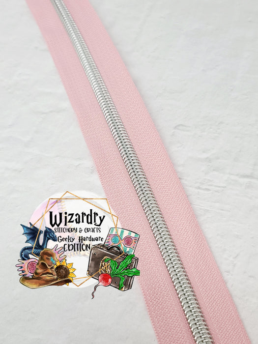 Dusty Rose #5 Nylon Zipper Tape