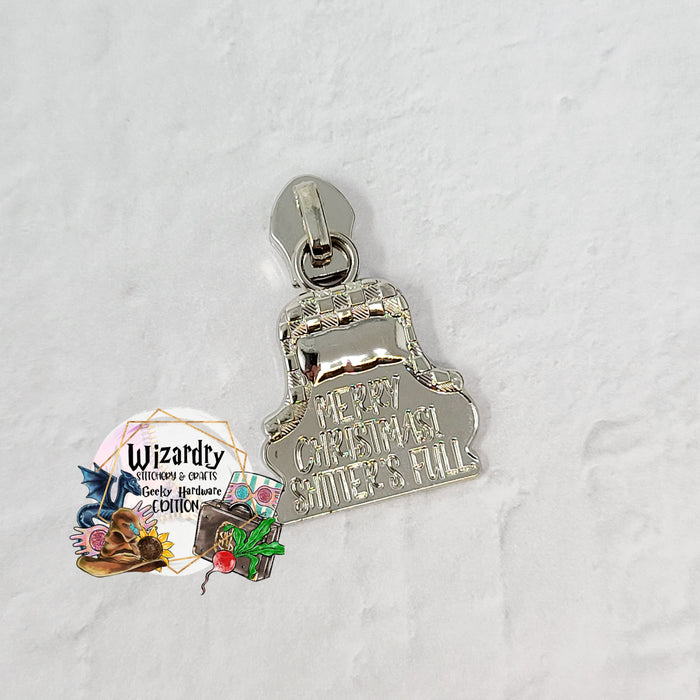 Christmas Hat #5 Nylon Zipper Pulls