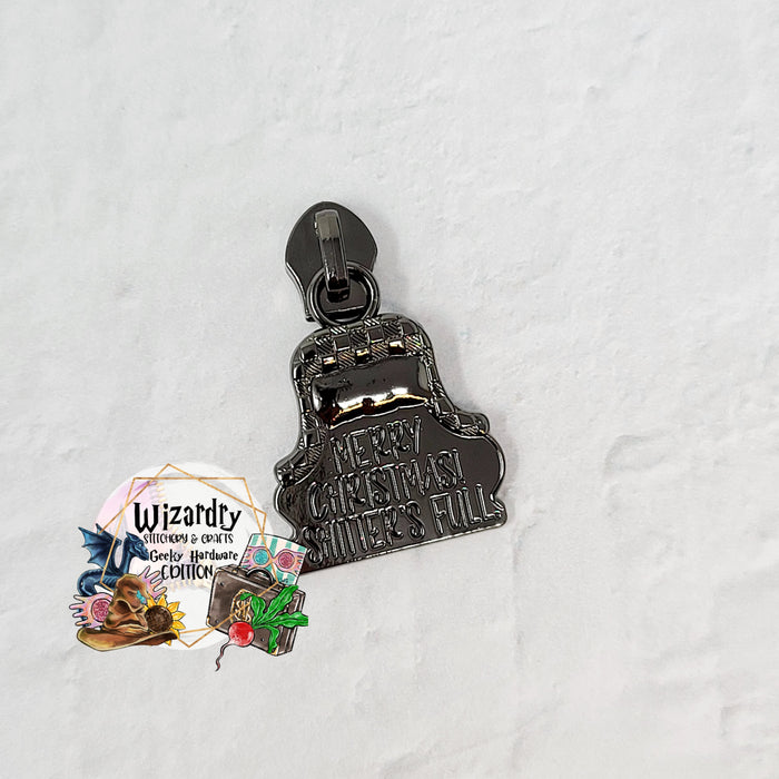 Christmas Hat #5 Nylon Zipper Pulls