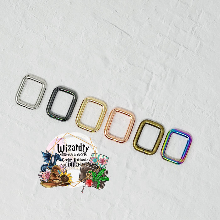 1/2" Rectangle Rings (Single)