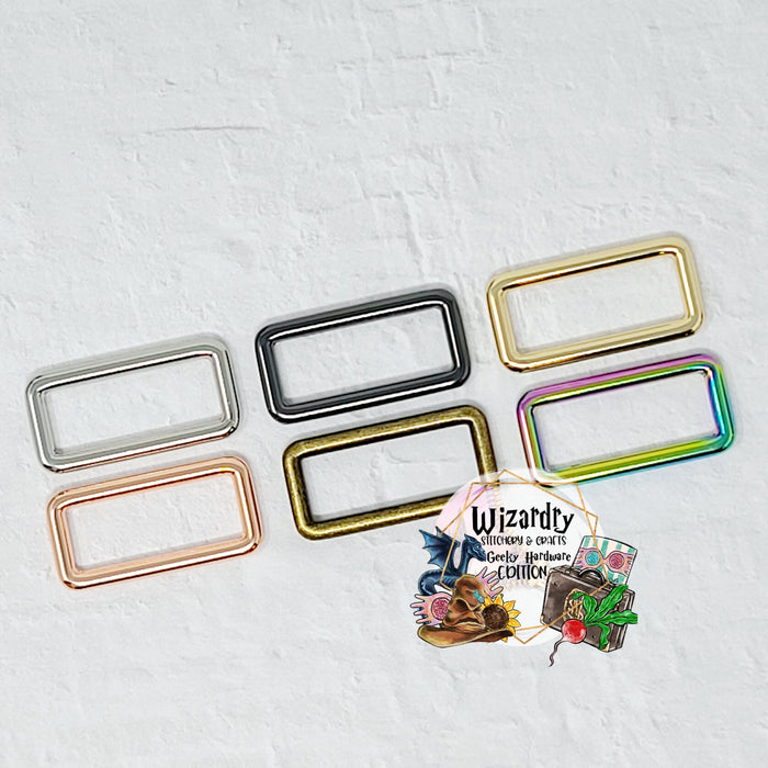 1 1/2" Welded Rectangle Rings (Single)
