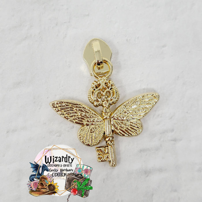 Flying Key #5 Nylon Zipper Pulls