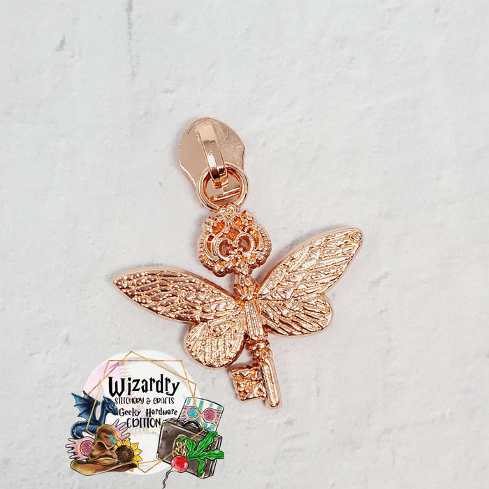Flying Key #5 Nylon Zipper Pulls
