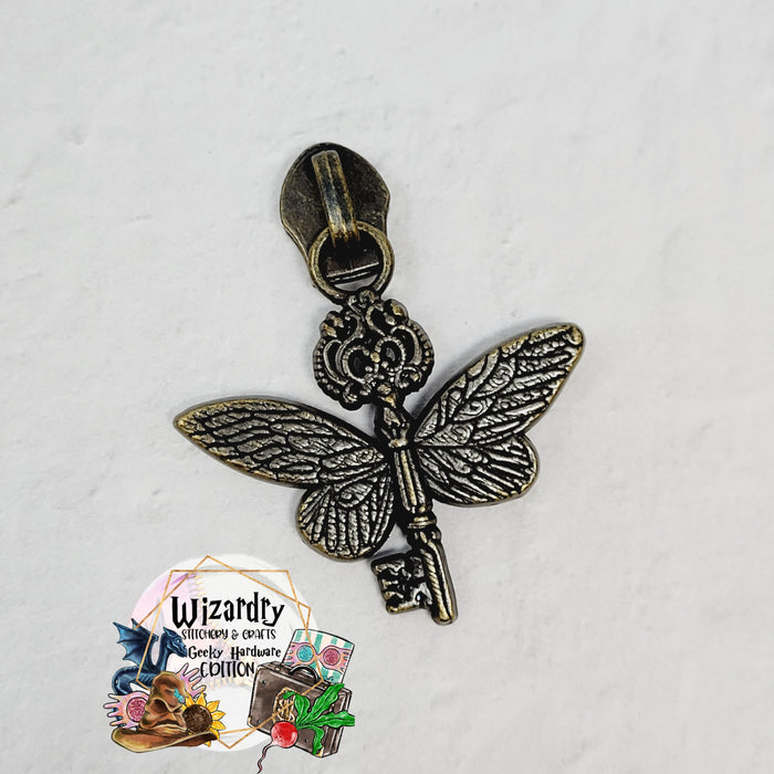 Flying Key #5 Nylon Zipper Pulls