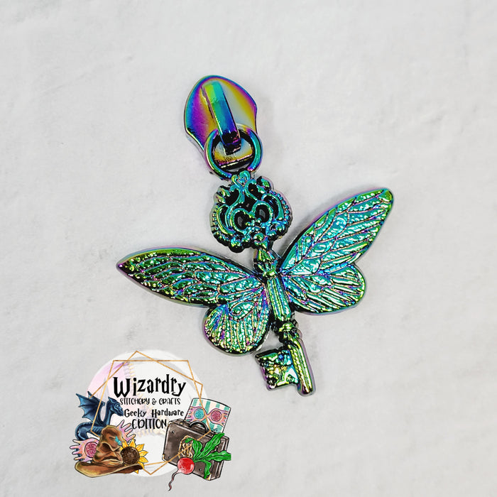 Flying Key #5 Nylon Zipper Pulls