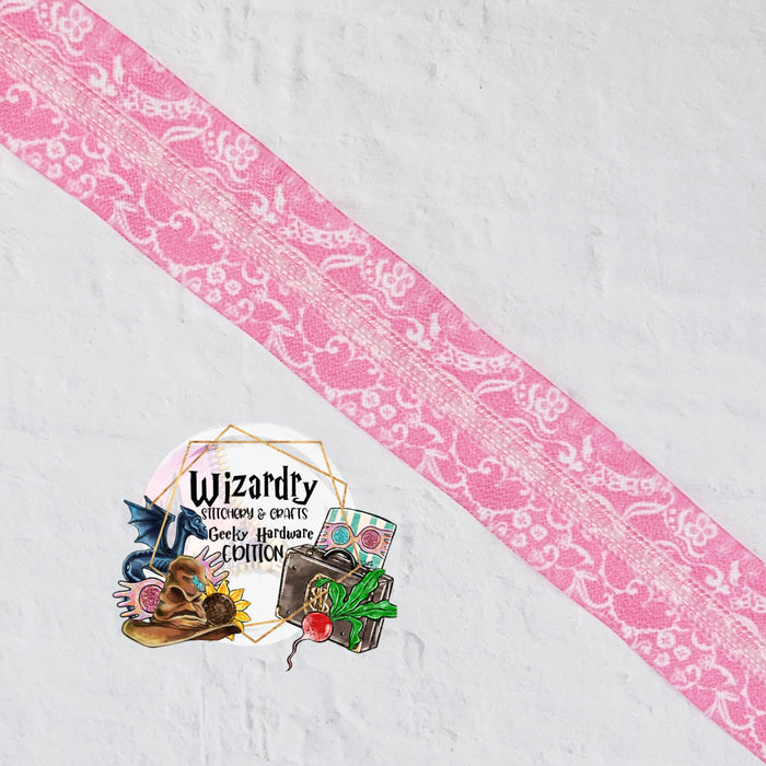 Bubble Gum Lace #5 Nylon Zipper Tape
