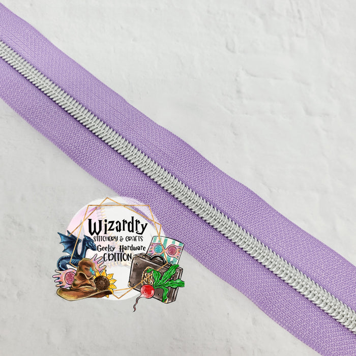Lilac #5 Nylon Zipper Tape