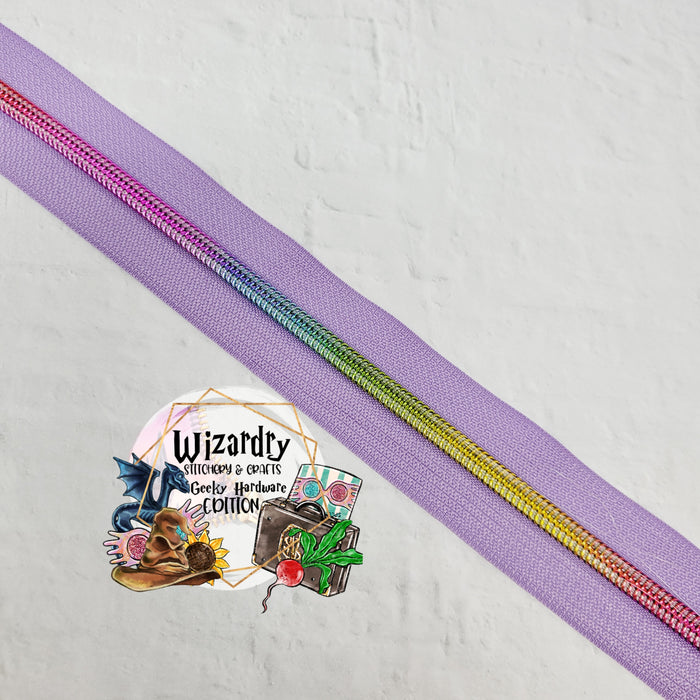 Lilac #5 Nylon Zipper Tape