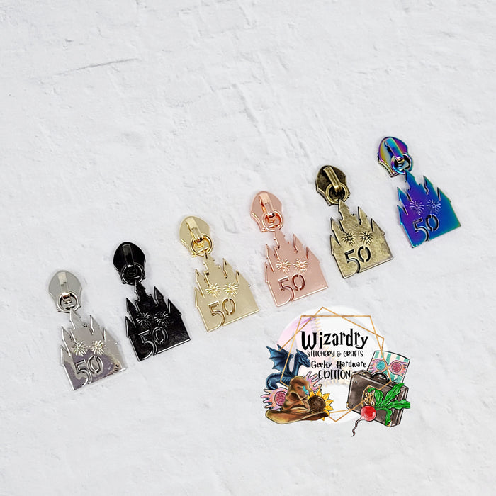 Celebration! Castle #5 Nylon Zipper Pulls